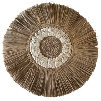 Raffia juju hat wall art
